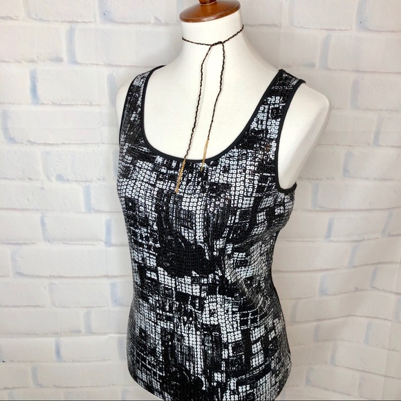 P E T E R N Y G A R D : Stretch Sequin Tank - Picture 3 of 7